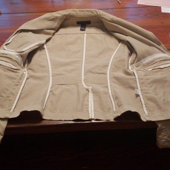 EUC The Limited corduroy beige jacket - Picture 3 of 4